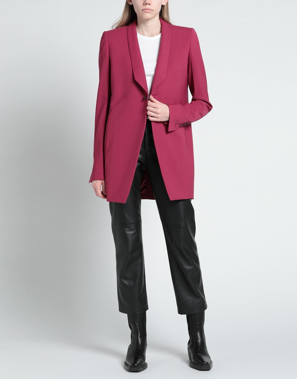 Rick Owens Womens Blazer Garnet