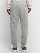 NIKE - NSW Tapered Cotton-Blend Jersey Sweatpants - Gray