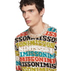 Missoni Multicolor Logo Crewneck Sweater