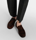 Dries Van Noten Calf hair loafers