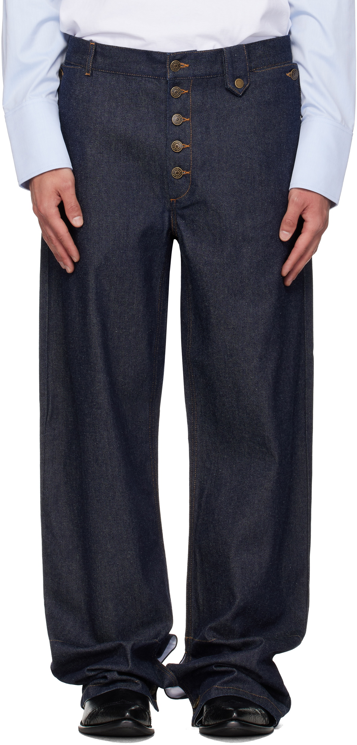 egonlab atomic denim ブルー エゴンラボ EGONlab Blue Atomic Jeans EGONlab