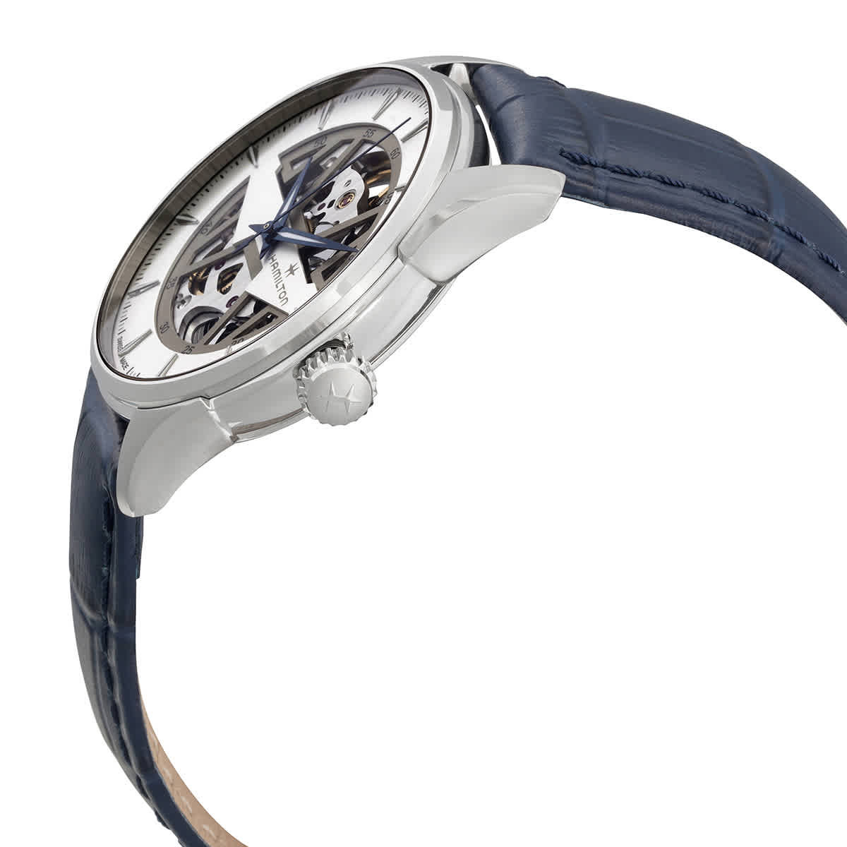 Hamilton Jazzmaster Skeleton Auto Automatic White Dial Mens Watch H42535610