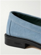 VINNY's - Yardee Suede Penny Loafers - Blue