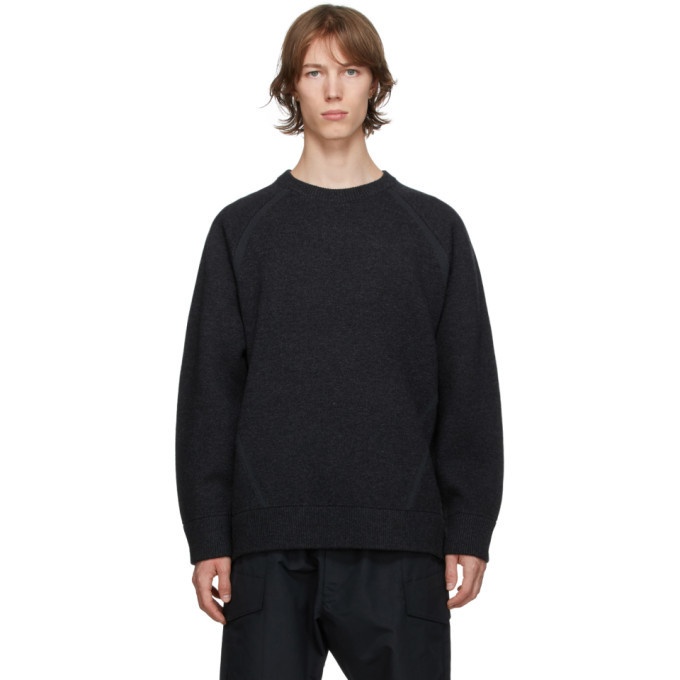 Photo: Y-3 Grey Knit Classic Winter Sweater