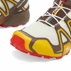 Salomon Men's x Vandy The Pink Speedcross 3 Sneaker in Vanilla Ice/Shopping Bag/Posy Green