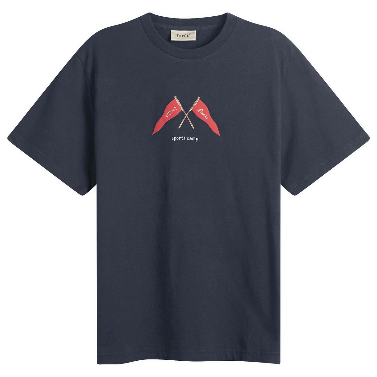 Foret Men's Pennant T-Shirt in Navy