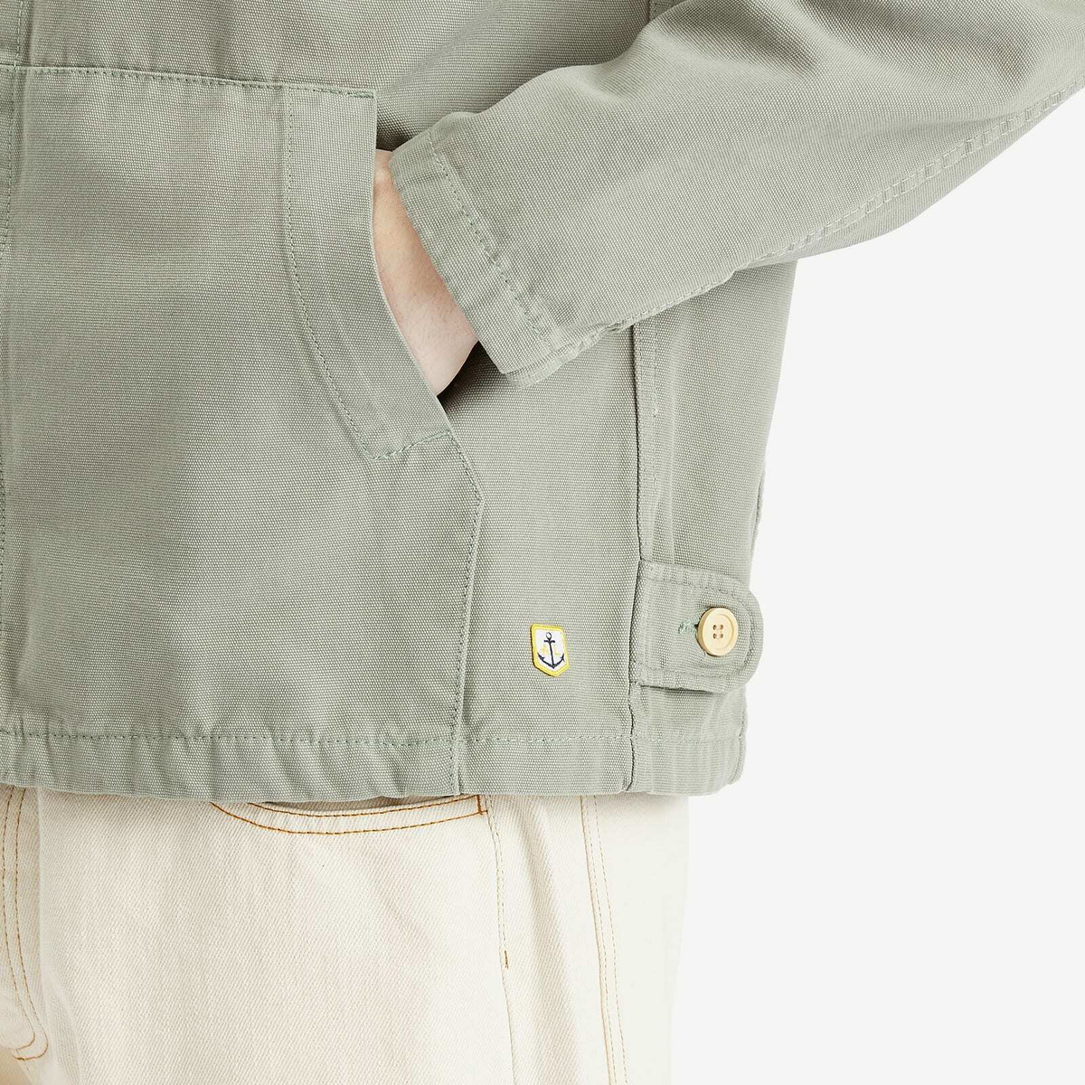 Armor-Lux Men's Fisherman Chore Jacket in Shadow