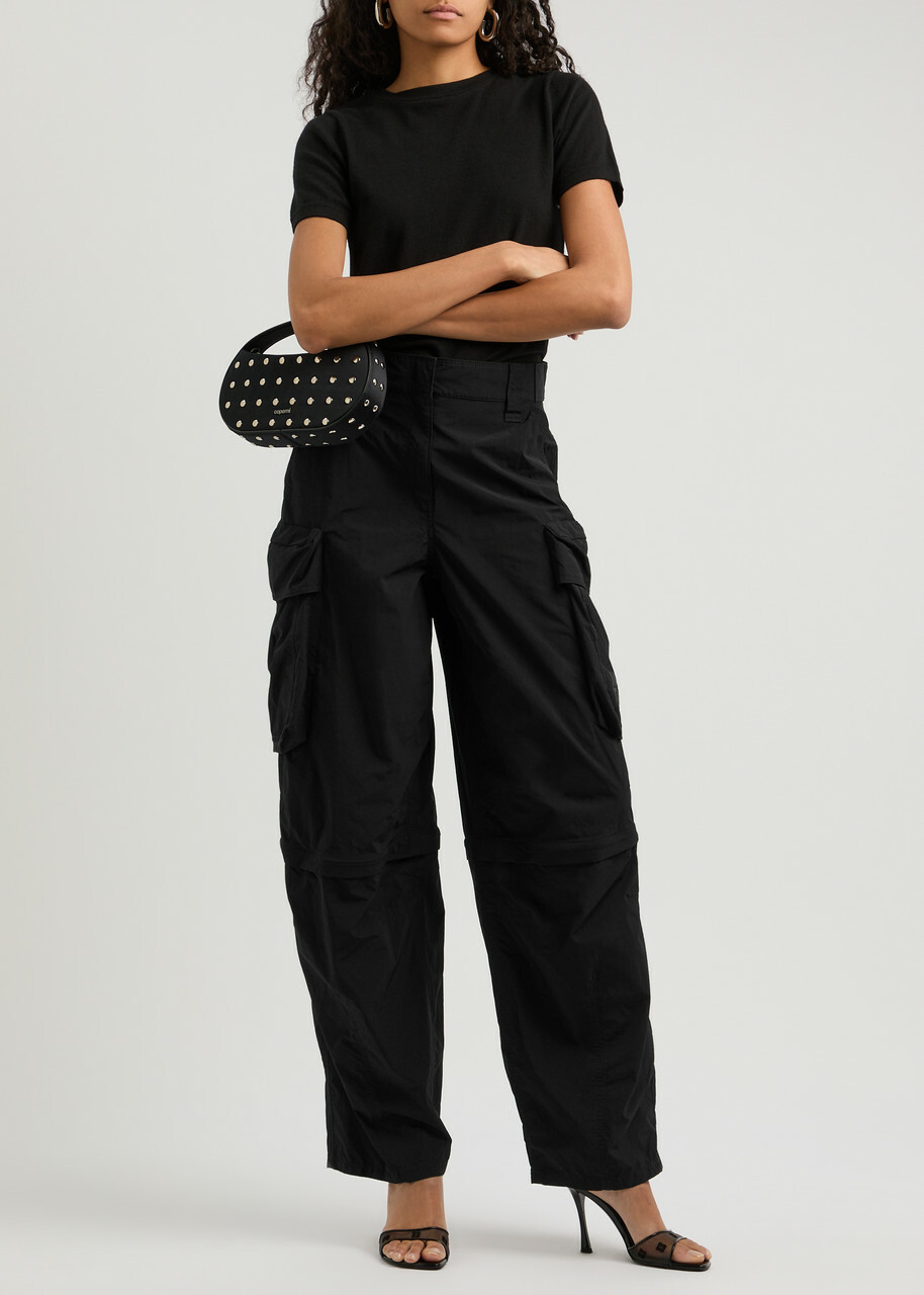 Alexanderwang.t Straight-leg Shell Cargo Trousers Black