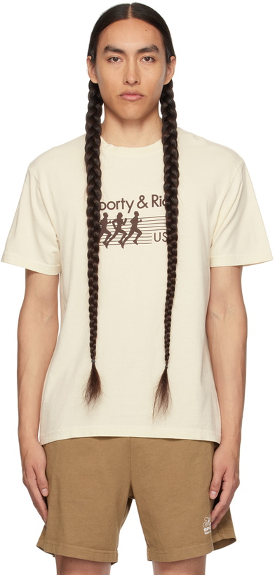 Photo: Sporty & Rich SSENSE Exclusive Off-White T-Shirt