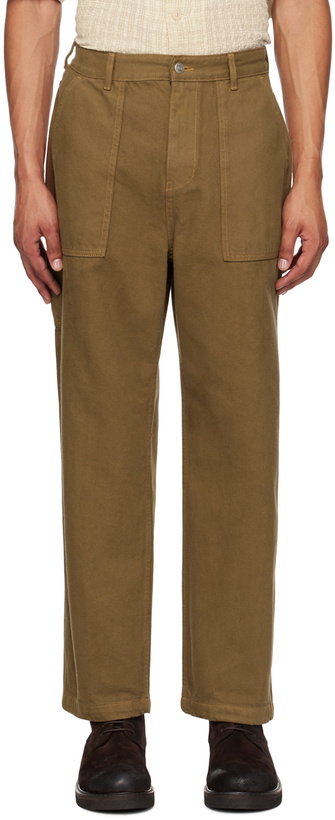 Photo: LE17SEPTEMBRE Brown Cargo Jeans