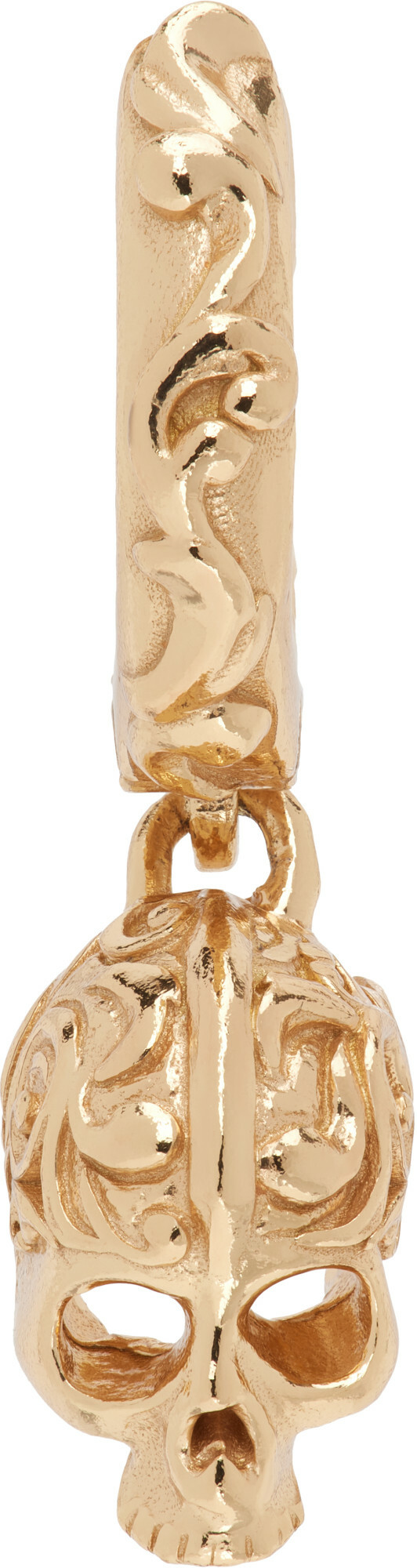 Emanuele Bicocchi Gold Skull Single Earring