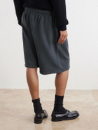Willy Chavarria - Straight-Leg Printed Cotton-Jersey Shorts - Black