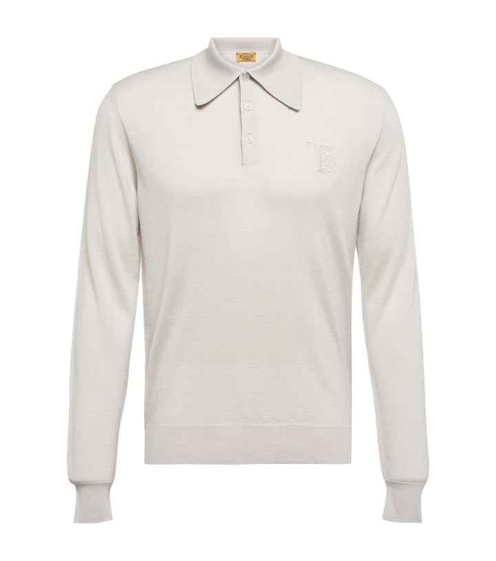 Photo: Tod's - Wool, silk, and cashmere polo shirt
