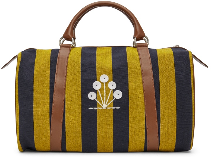 Photo: Bode Navy & Yellow Carryall Tote