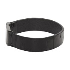 Hugo Black Leather E-Camu Bracelet