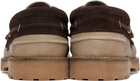 Barbour Beige & Brown Re-Engineered Deck Boat Shoes