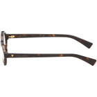 Bottega Veneta Brown Oval Glasses