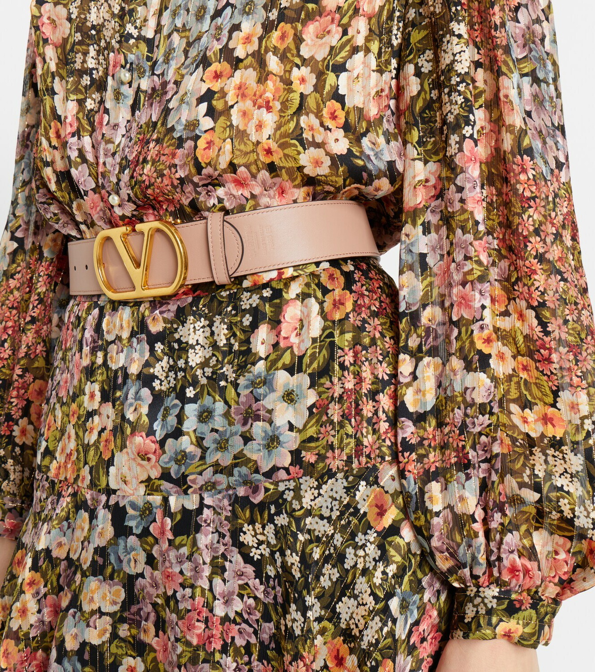 Valentino Garavani VLogo reversible leather belt