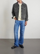 FRAME - Suede Trucker Jacket - Gray