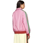 Gucci Pink GG Logo Track Jacket