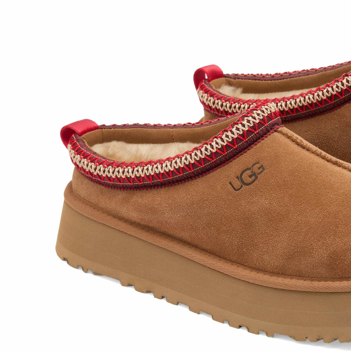 UGG Women's Tazz II Slip On Platform Shoe in Chestnut