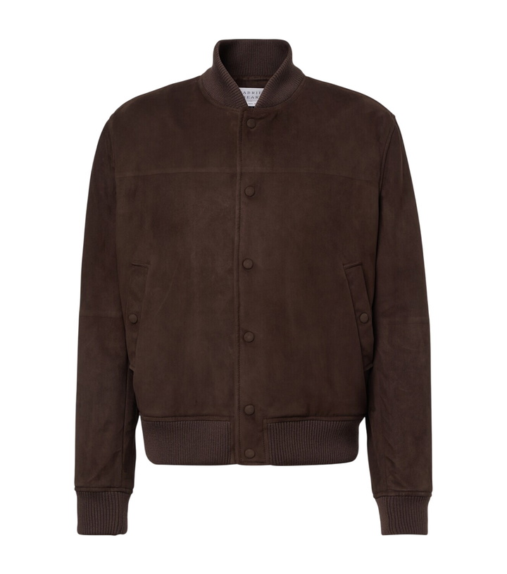 Photo: Gabriela Hearst Suede bomber jacket