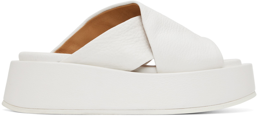 Marsèll White Platform Sandals Marsèll display picture 3