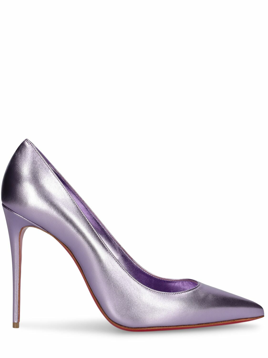 CHRISTIAN LOUBOUTIN - 100mm Kate Laminated Leather Pumps