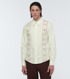 Acne Studios - Embroidered cotton shirt