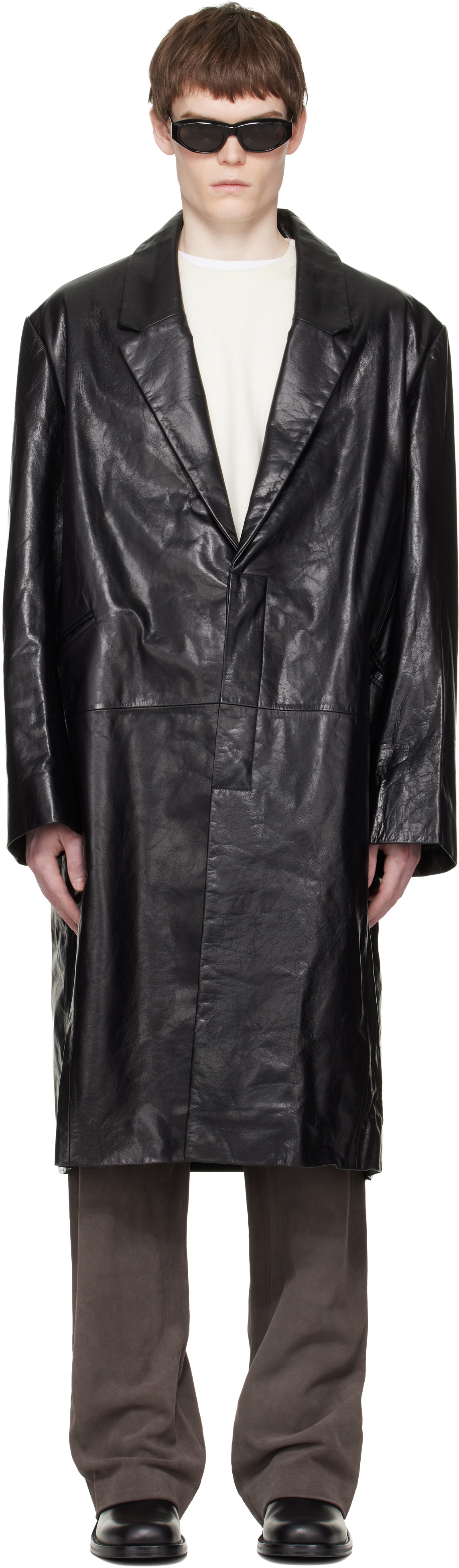 Entire Studios GOODMAN トレンチ　サイズS Entire Studios Black Goodman Trench Coat Entire Studios