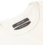 Reese Cooper® - Embroidered Printed Cotton-Jersey T-Shirt - Neutrals