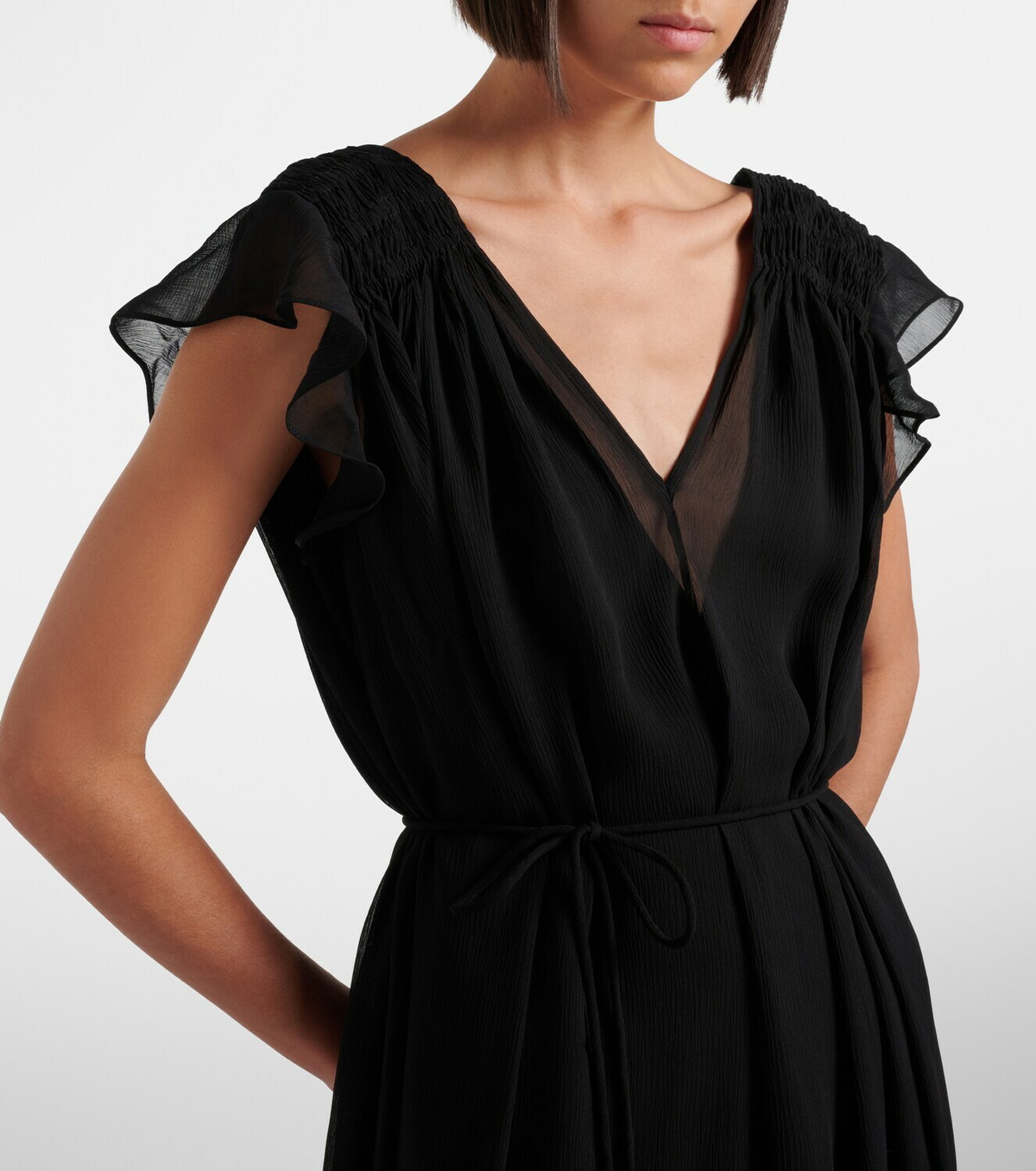 Eres Concert silk midi dress