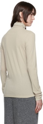 LE17SEPTEMBRE Beige Sheer Turtleneck