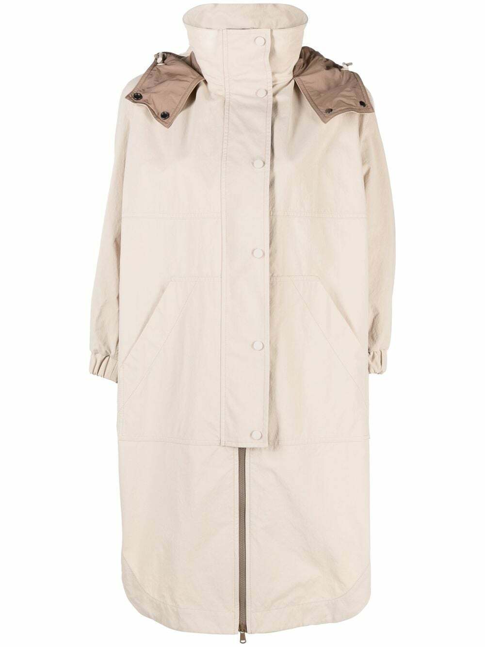 Brunello Cucinelli Brown Polyester Parka main image 0