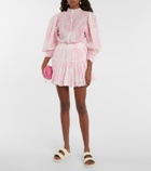 LoveShackFancy Viola tie-dye cotton minidress
