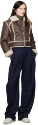 Stand Studio Brown Nyrah Faux-Leather Jacket