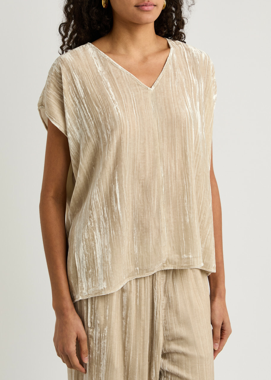 eileen fisher velvet top