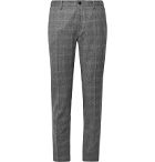 Incotex - Tapered Prince of Wales Checked Virgin Wool-Blend Trousers - Gray
