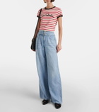 7 For All Mankind Phoenix belted high-rise wide-leg jeans