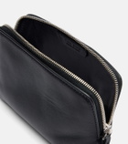 The Row Owen leather pouch