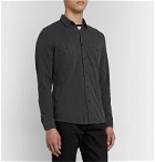 Faherty - Seasons Slim-Fit Garment-Dyed Slub Cotton Shirt - Black