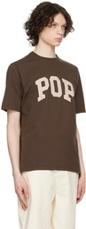 Pop Trading Company Brown Arch T-Shirt