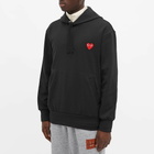 Comme des Garçons Play Men's Pullover Hoodie in Black