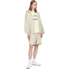 Fear of God ESSENTIALS Beige 90's Zip-Up Hoodie