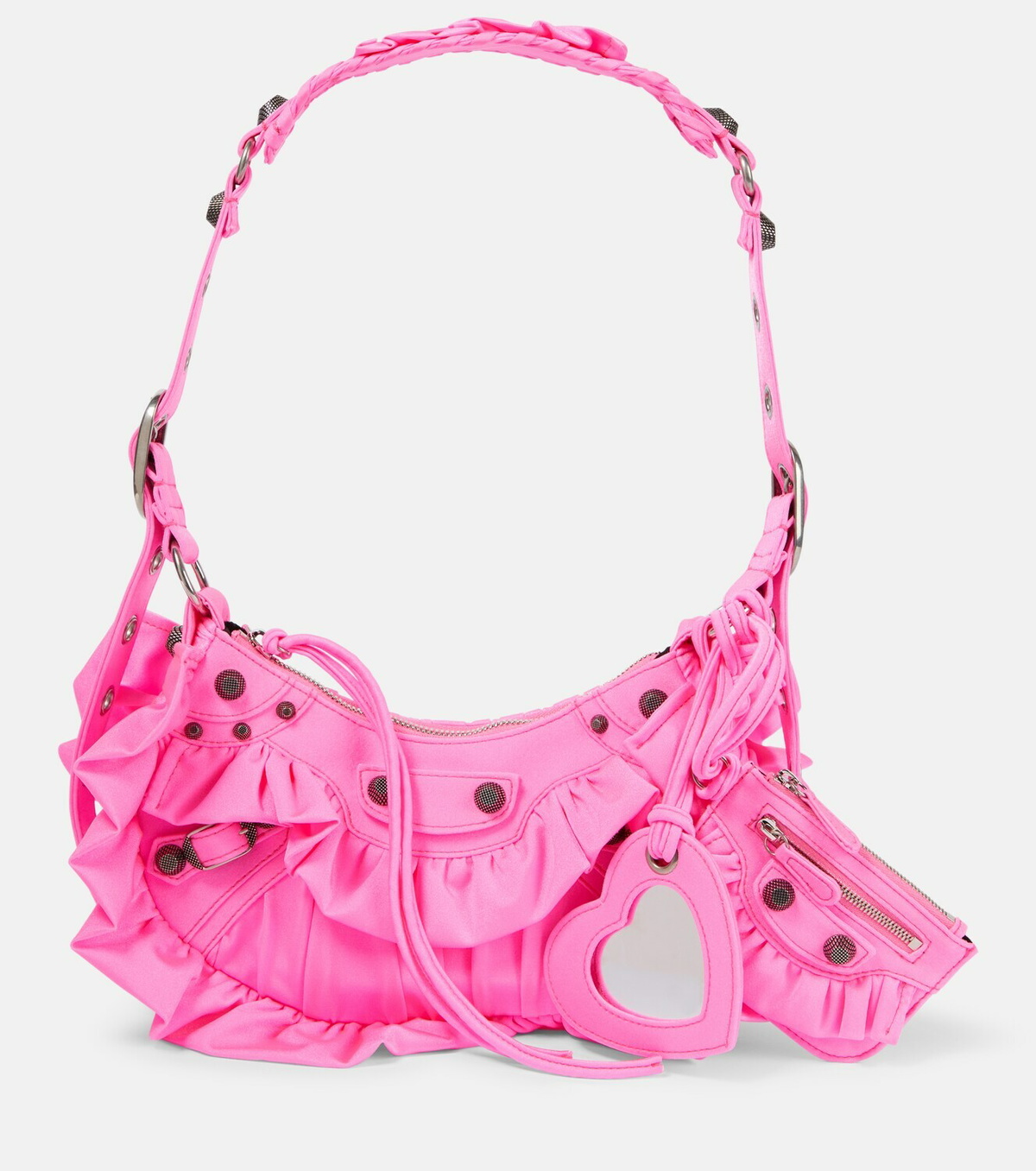 【送料&関税込】Balenciaga Le Cagole Xs Ruffle Shoulder Bag Balenciaga Le Cagole Xs Ruffle Shoulder Bag | italist