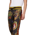 Dolce and Gabbana Black Emblem Lounge Pants