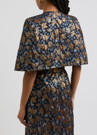 Borgo DE Nor Merryn Floral Brocade Cape Multicoloured