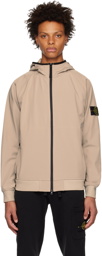 Stone Island Gray Garment-Dyed Jacket