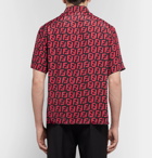 Fendi - Logo-Print Woven Shirt - Black