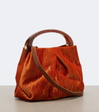 Dries Van Noten Crisp Small velvet top-handle bag